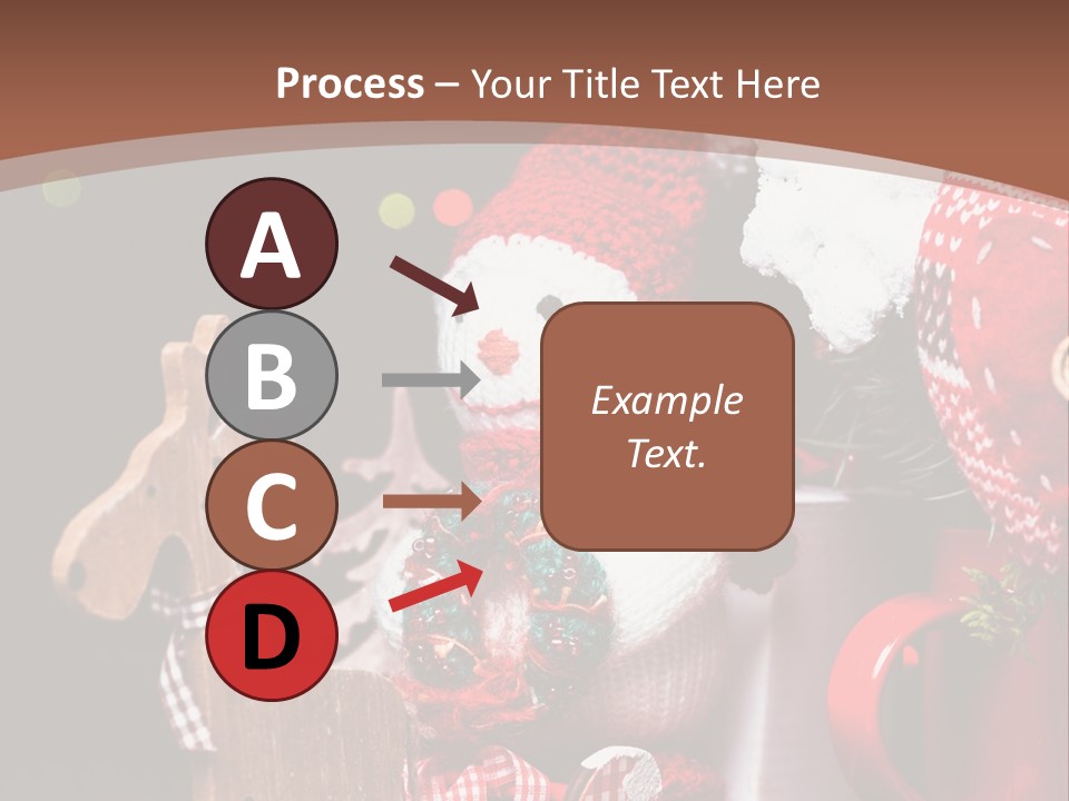 Sledge Present Decor PowerPoint Template