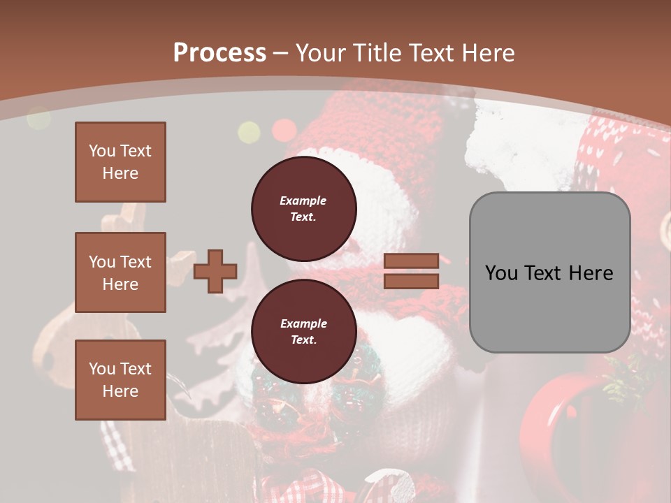 Sledge Present Decor PowerPoint Template