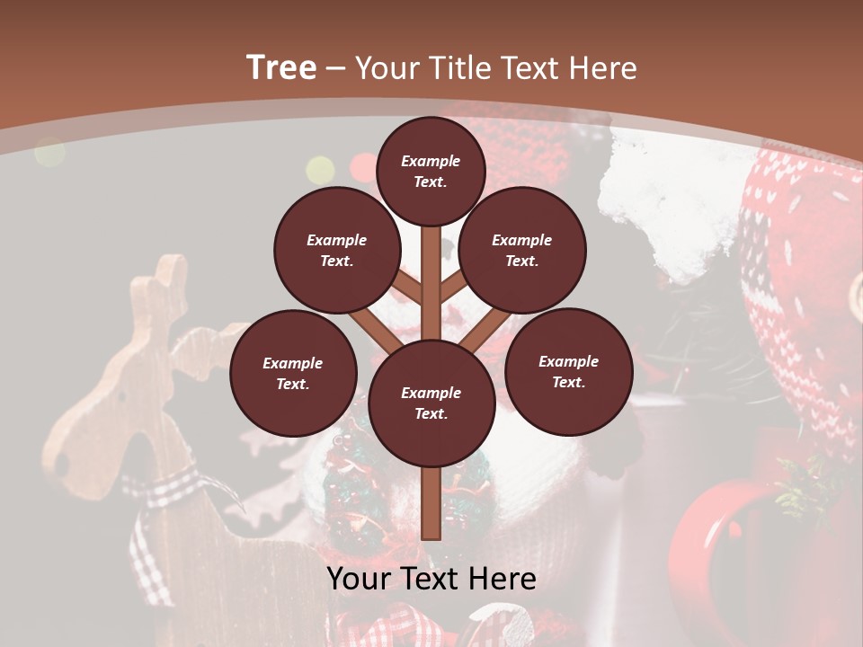 Sledge Present Decor PowerPoint Template