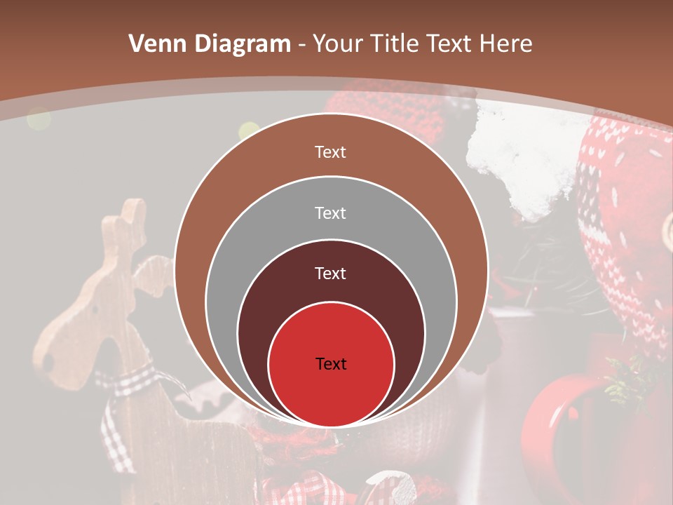 Sledge Present Decor PowerPoint Template