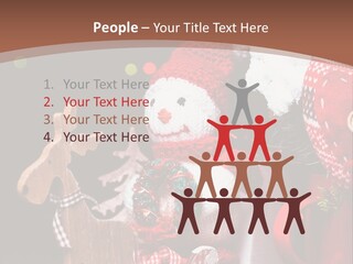 Sledge Present Decor PowerPoint Template