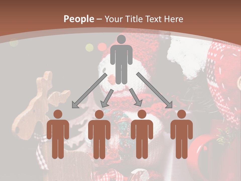 Sledge Present Decor PowerPoint Template