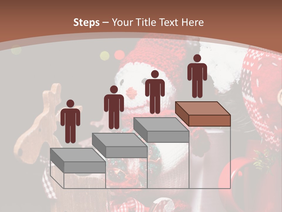 Sledge Present Decor PowerPoint Template