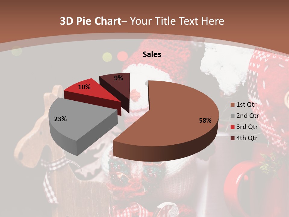 Sledge Present Decor PowerPoint Template