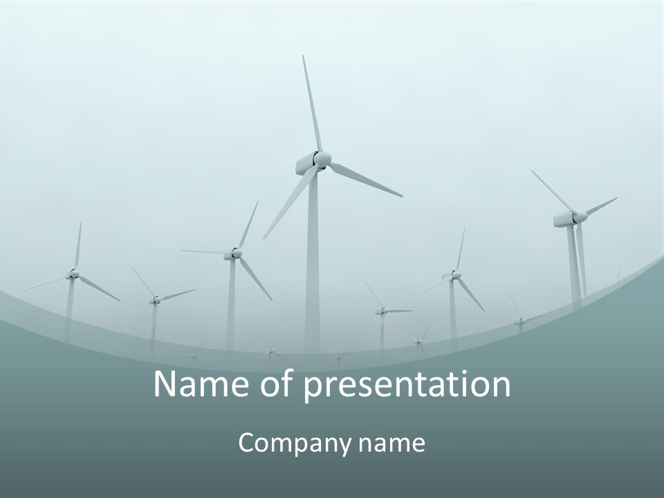 Pollution Electric Fog PowerPoint Template