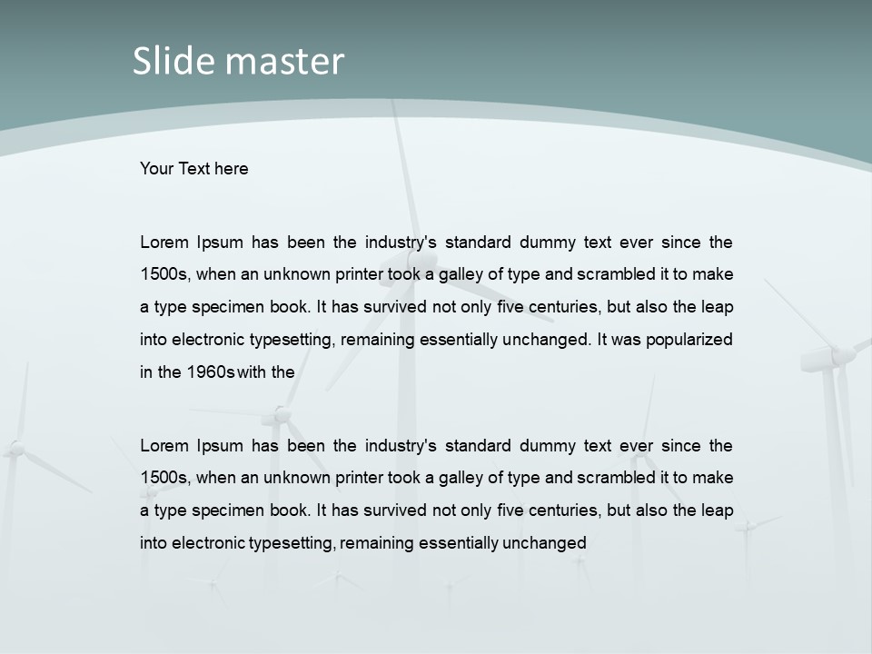 Pollution Electric Fog PowerPoint Template