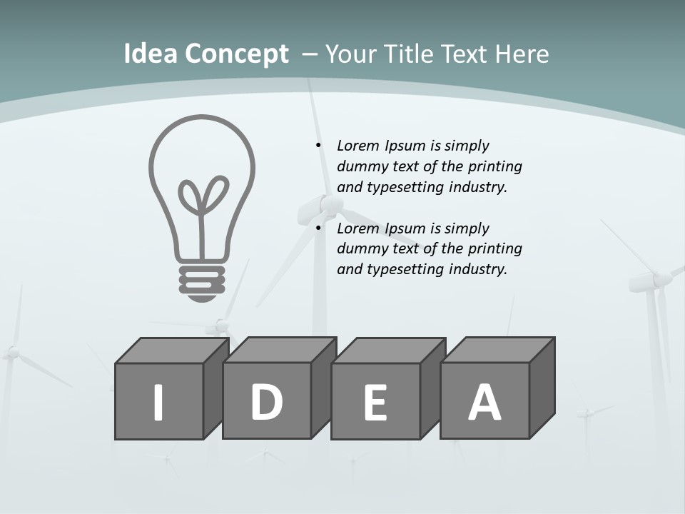 Pollution Electric Fog PowerPoint Template