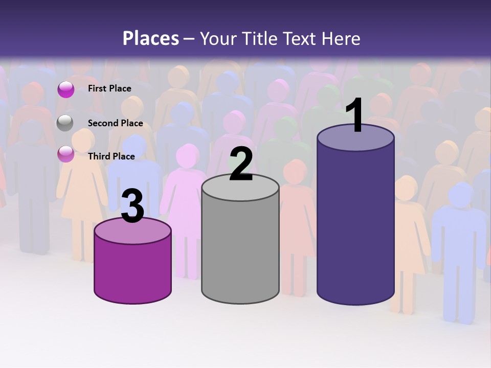 Togetherness Cooperation Crowd PowerPoint Template