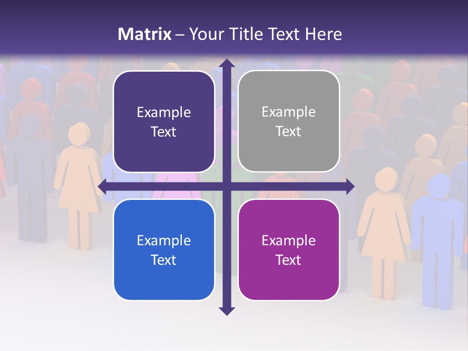 Togetherness Cooperation Crowd PowerPoint Template