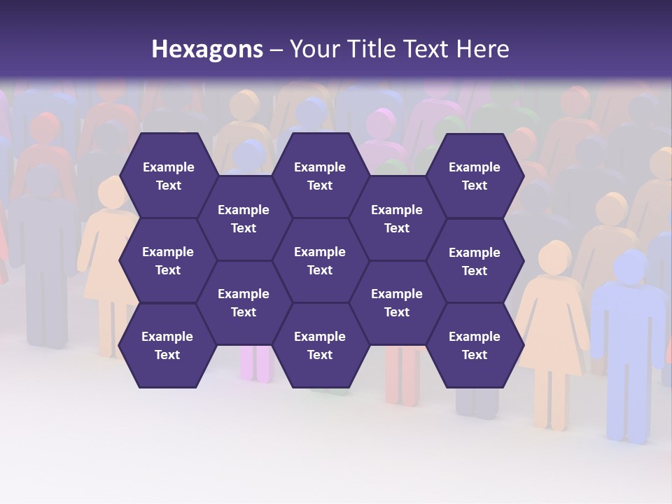 Togetherness Cooperation Crowd PowerPoint Template