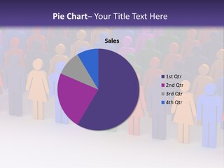 Togetherness Cooperation Crowd PowerPoint Template