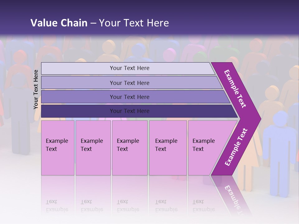 Togetherness Cooperation Crowd PowerPoint Template