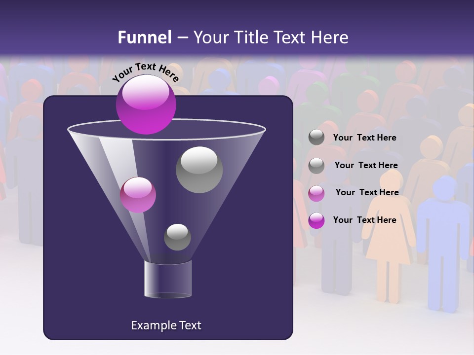 Togetherness Cooperation Crowd PowerPoint Template