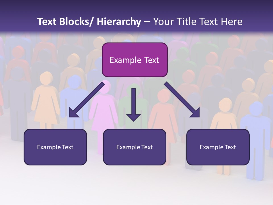Togetherness Cooperation Crowd PowerPoint Template