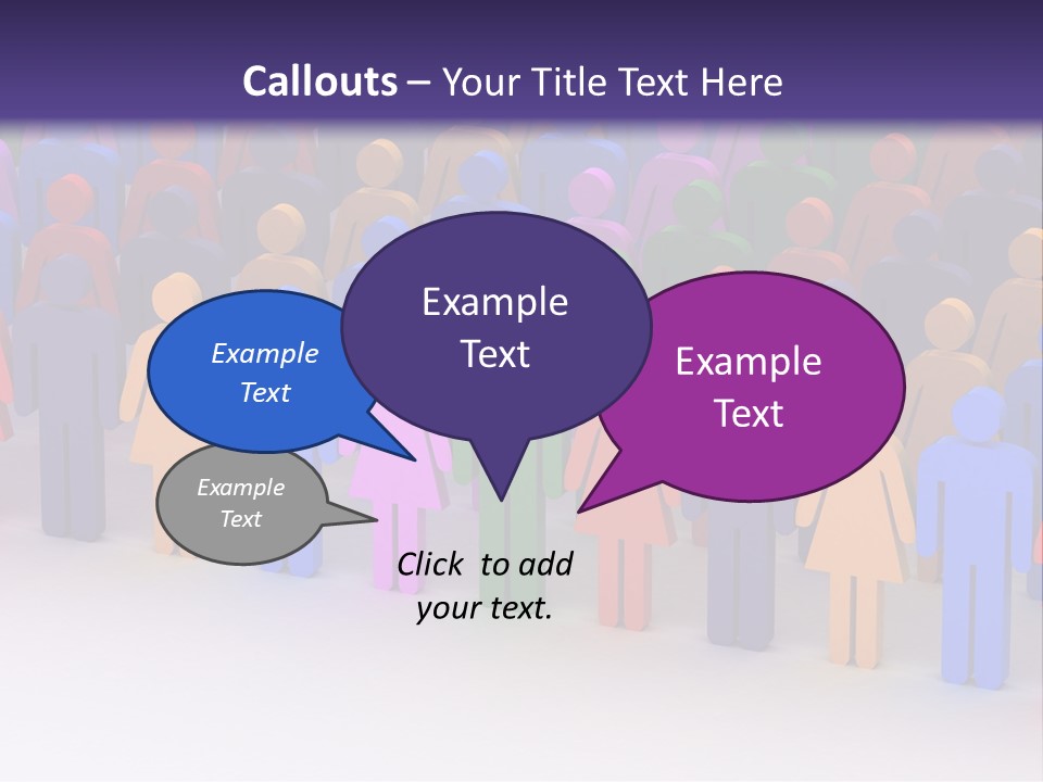 Togetherness Cooperation Crowd PowerPoint Template
