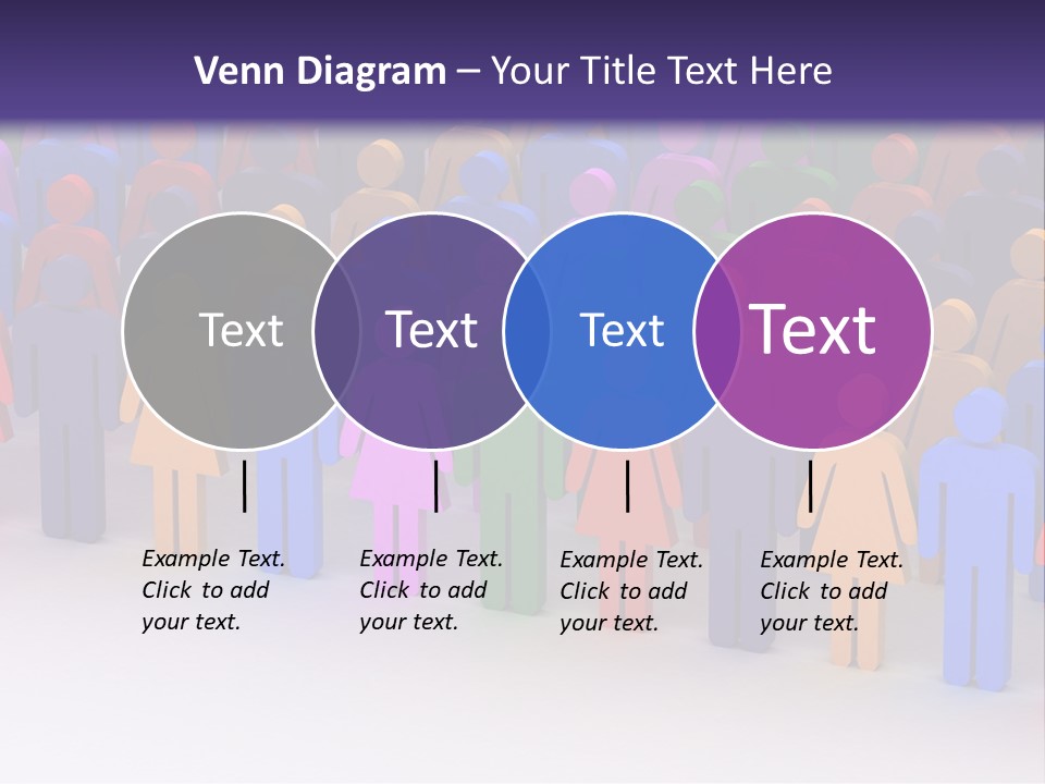 Togetherness Cooperation Crowd PowerPoint Template