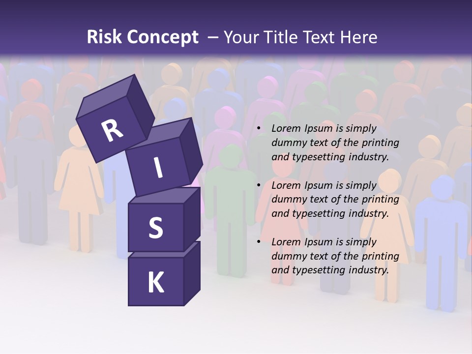 Togetherness Cooperation Crowd PowerPoint Template