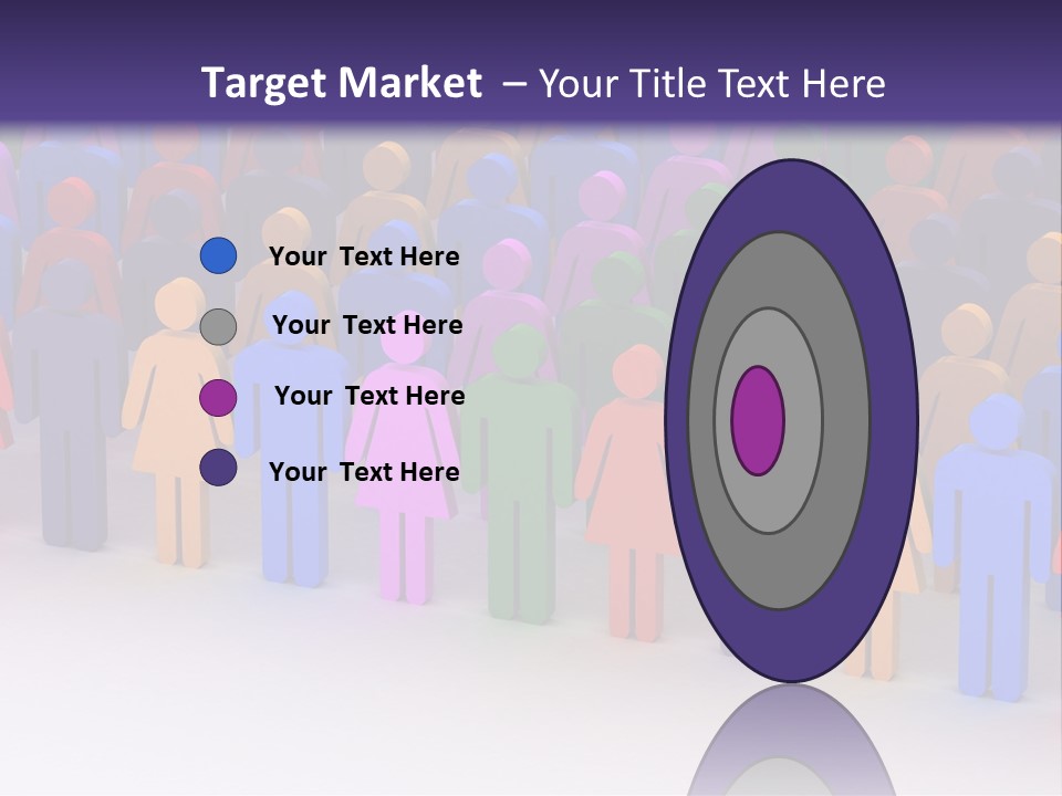 Togetherness Cooperation Crowd PowerPoint Template