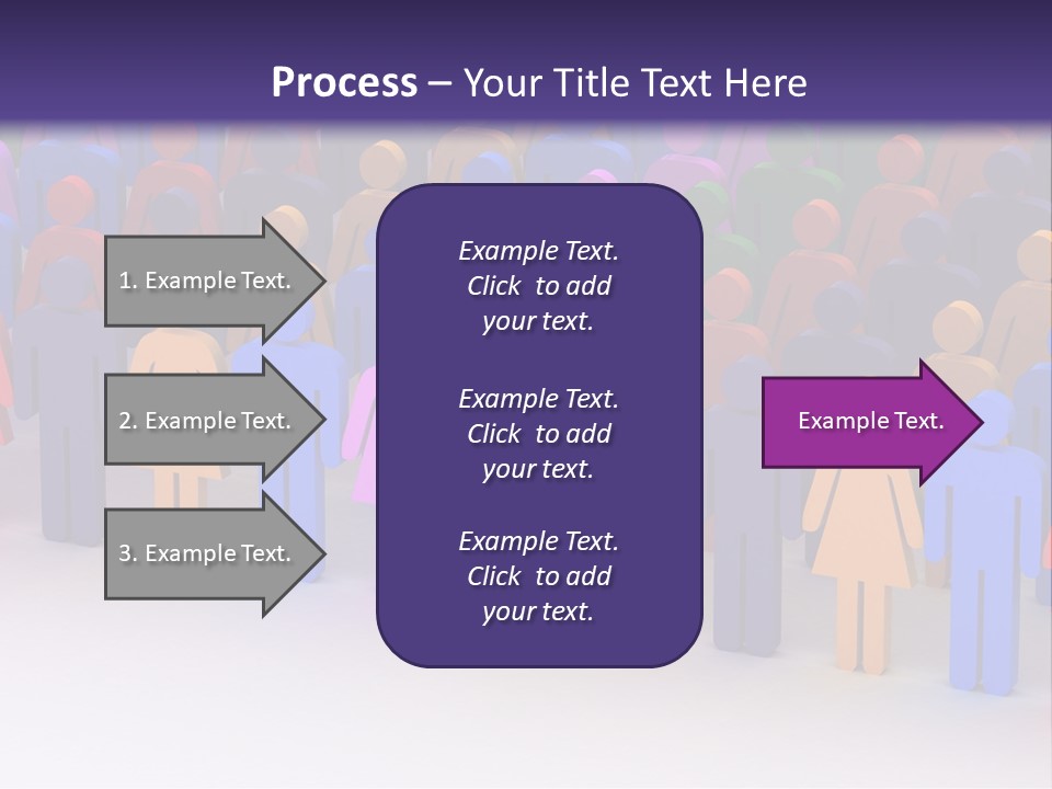 Togetherness Cooperation Crowd PowerPoint Template
