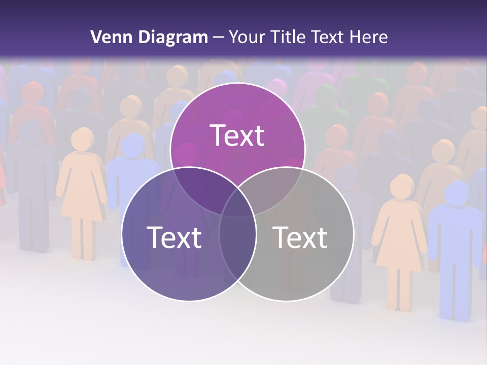 Togetherness Cooperation Crowd PowerPoint Template