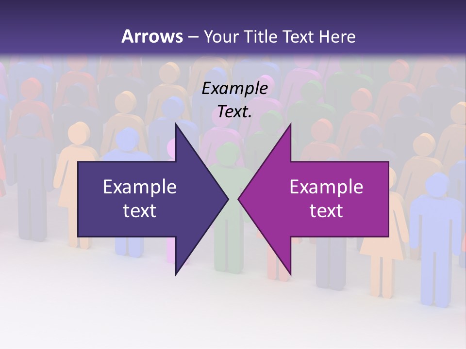 Togetherness Cooperation Crowd PowerPoint Template