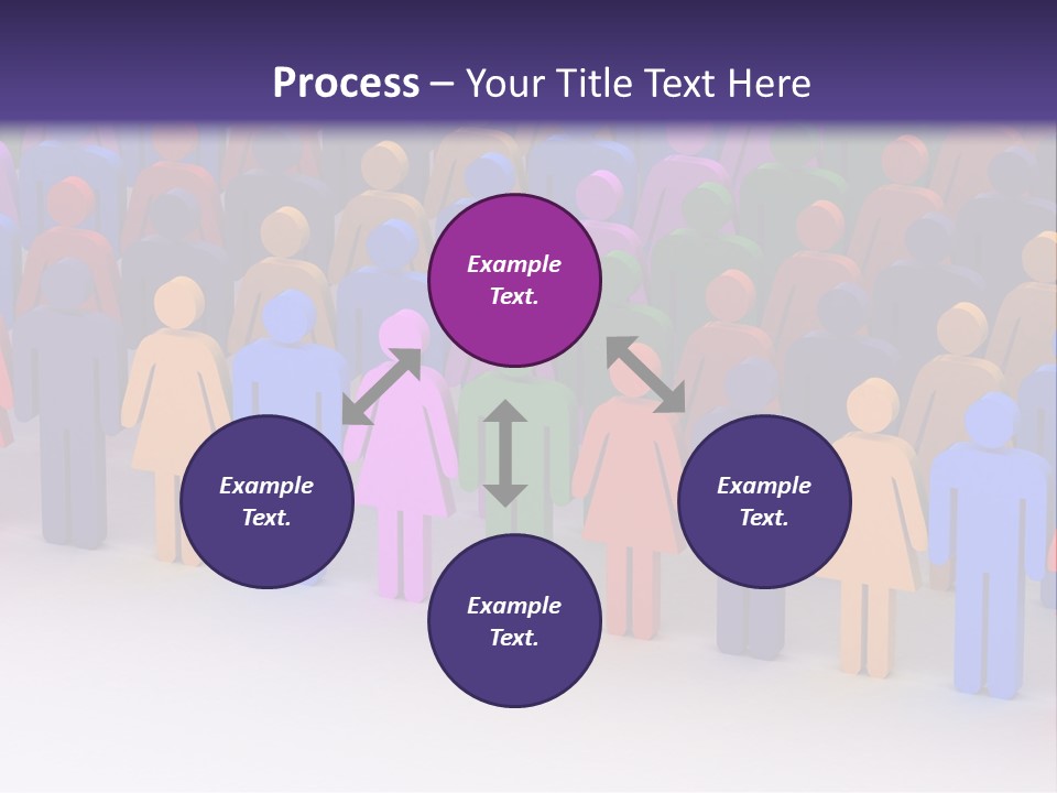 Togetherness Cooperation Crowd PowerPoint Template