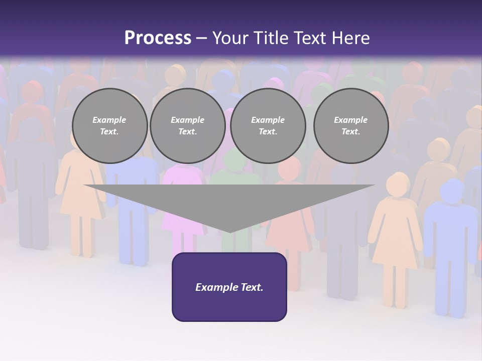 Togetherness Cooperation Crowd PowerPoint Template