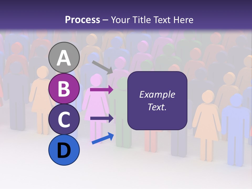 Togetherness Cooperation Crowd PowerPoint Template