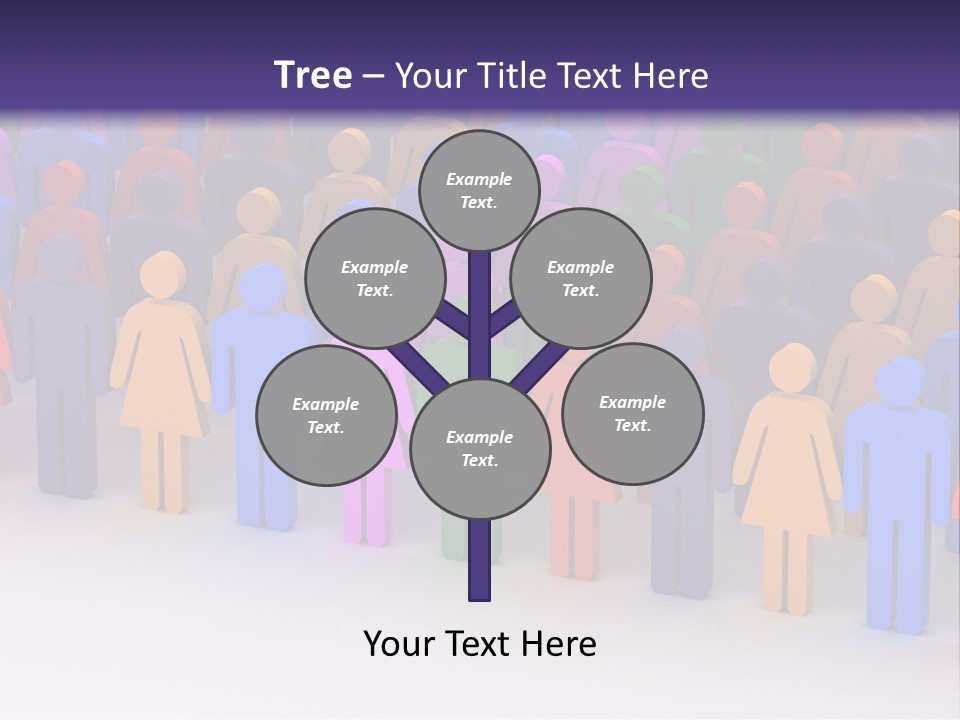 Togetherness Cooperation Crowd PowerPoint Template