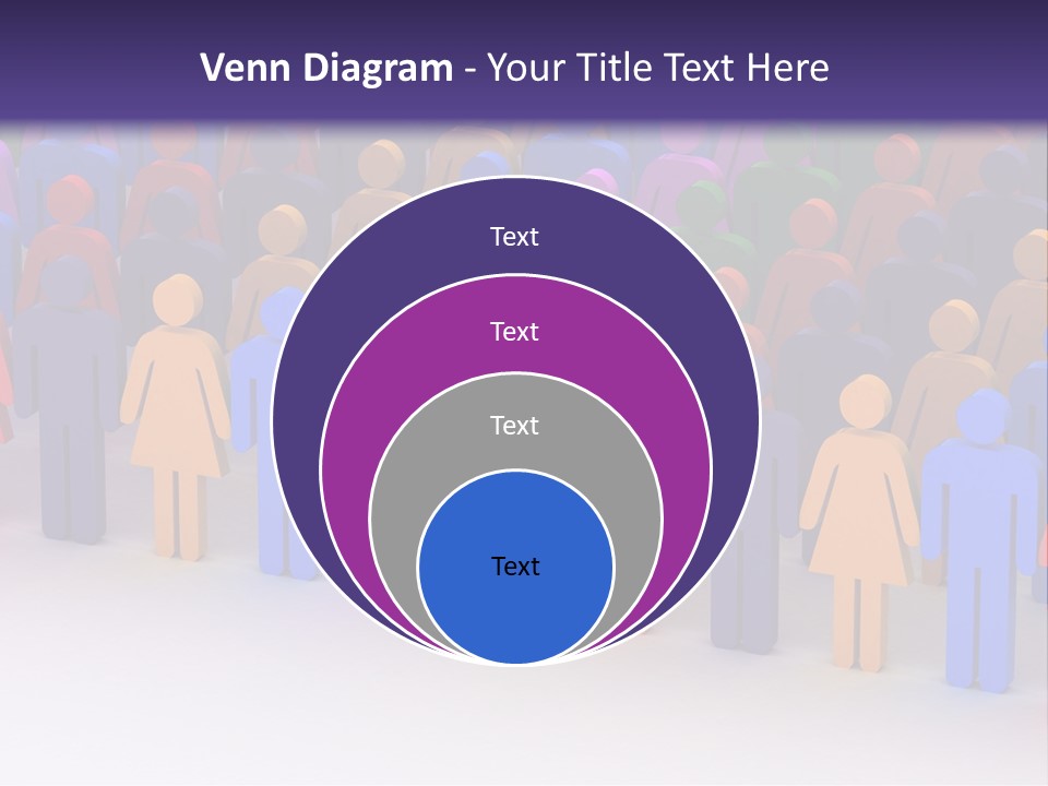 Togetherness Cooperation Crowd PowerPoint Template