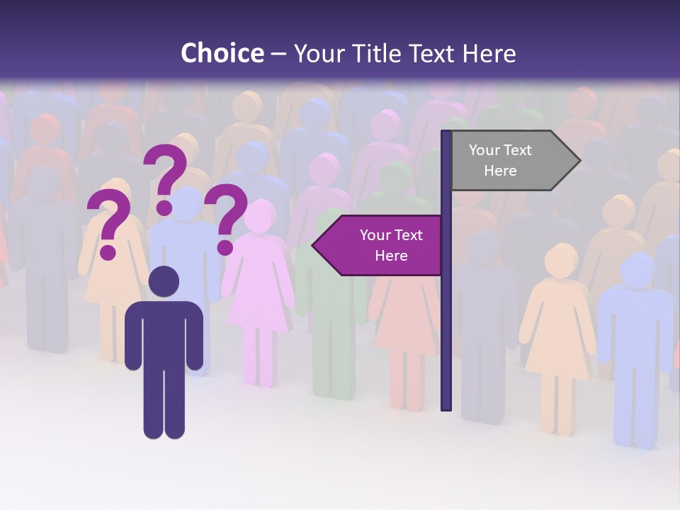 Togetherness Cooperation Crowd PowerPoint Template