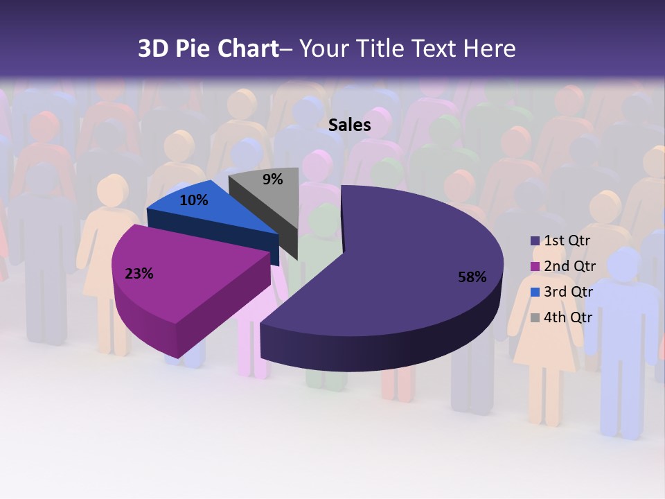Togetherness Cooperation Crowd PowerPoint Template