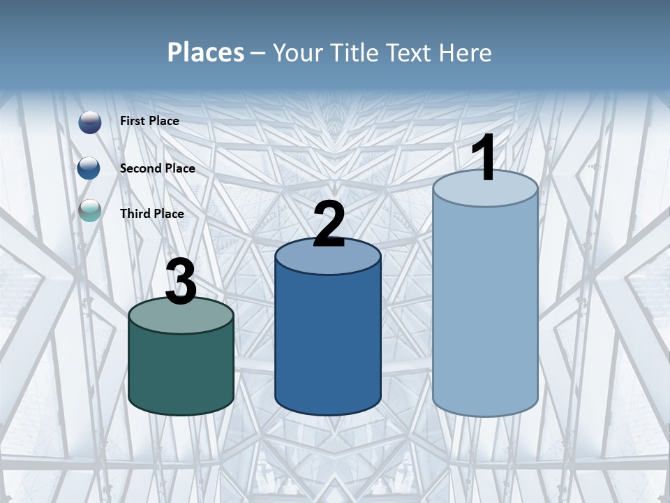 Shiny Downtown Mirror PowerPoint Template