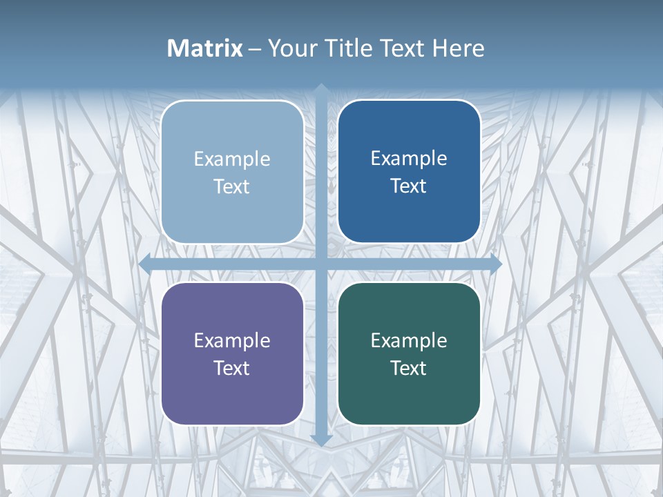 Shiny Downtown Mirror PowerPoint Template