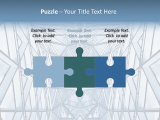 Shiny Downtown Mirror PowerPoint Template