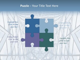 Shiny Downtown Mirror PowerPoint Template