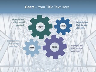 Shiny Downtown Mirror PowerPoint Template