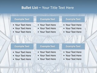 Shiny Downtown Mirror PowerPoint Template