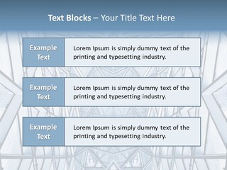 Shiny Downtown Mirror PowerPoint Template