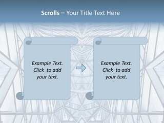 Shiny Downtown Mirror PowerPoint Template