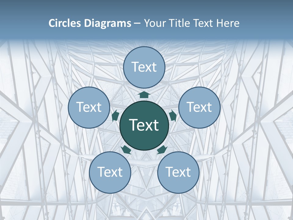 Shiny Downtown Mirror PowerPoint Template