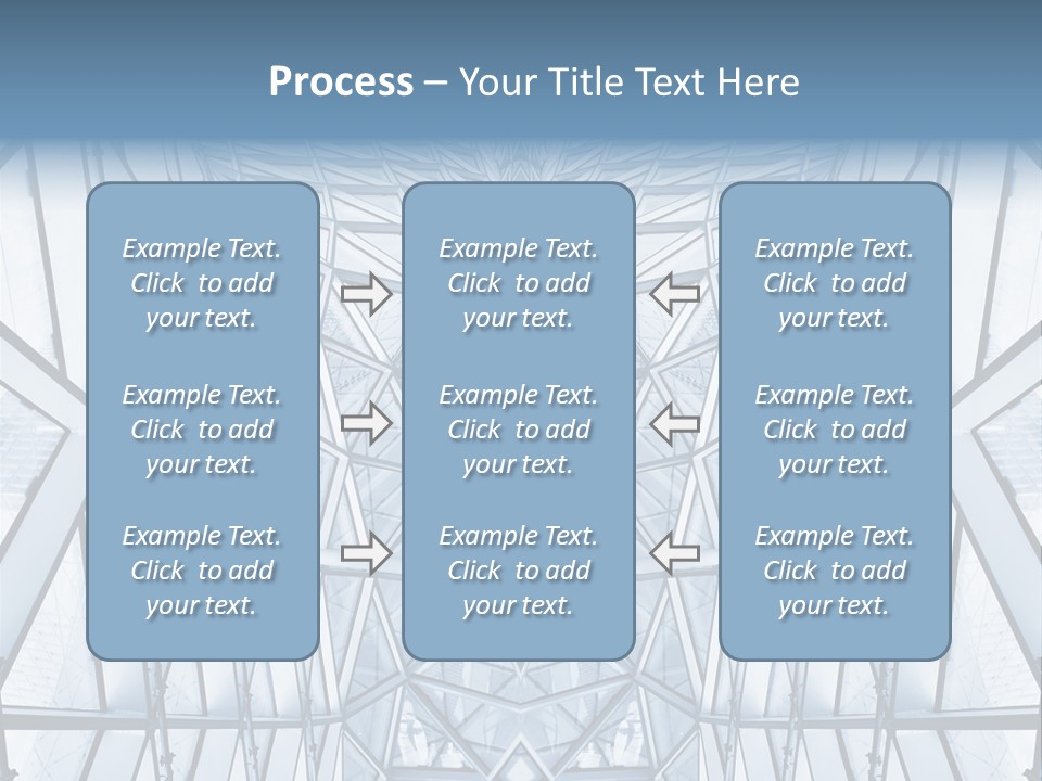 Shiny Downtown Mirror PowerPoint Template