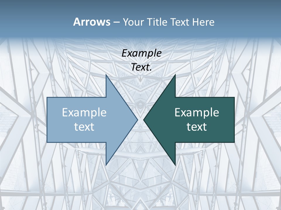 Shiny Downtown Mirror PowerPoint Template
