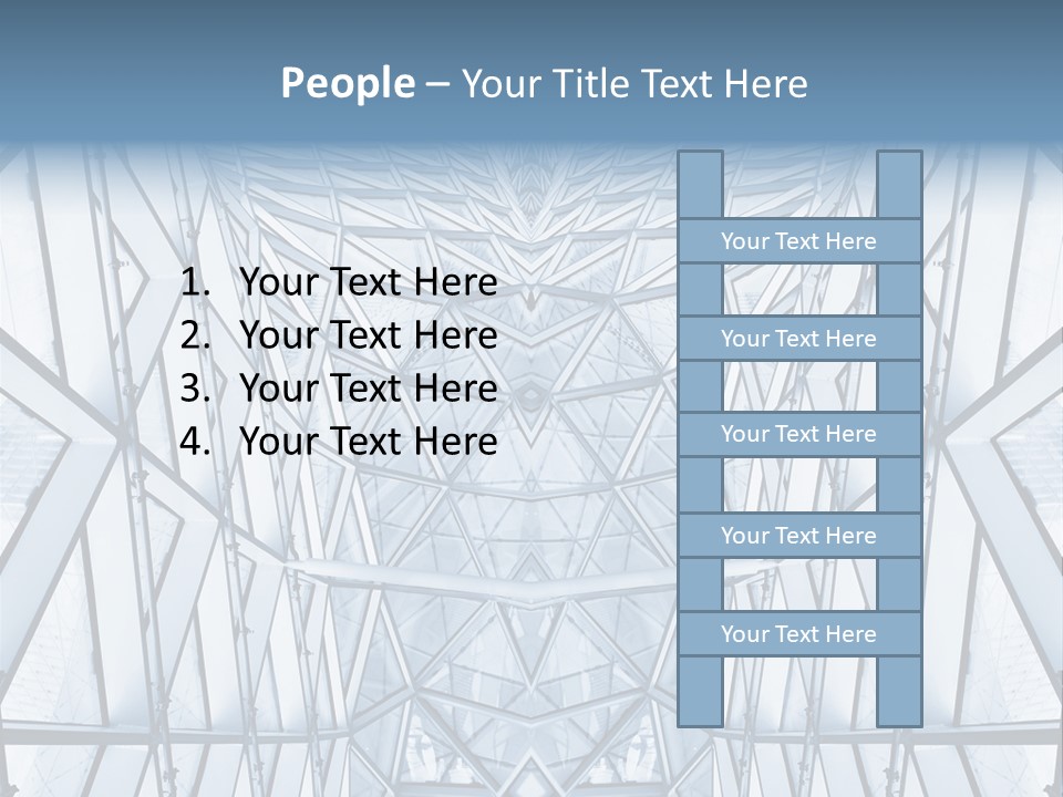 Shiny Downtown Mirror PowerPoint Template