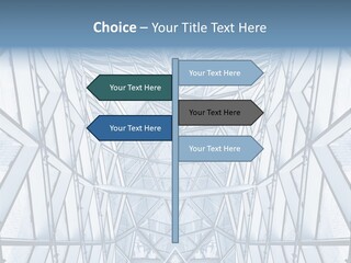 Shiny Downtown Mirror PowerPoint Template