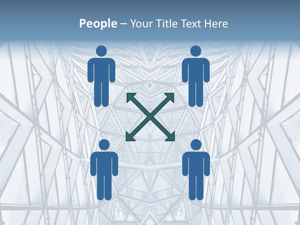 Shiny Downtown Mirror PowerPoint Template