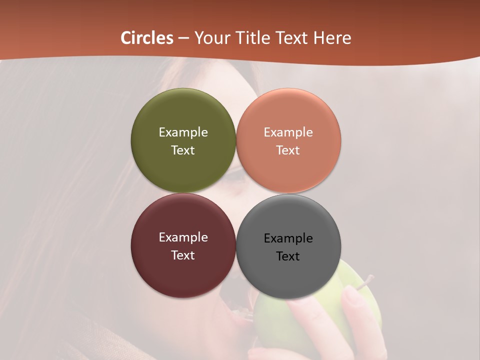 Nature Hair Looking PowerPoint Template