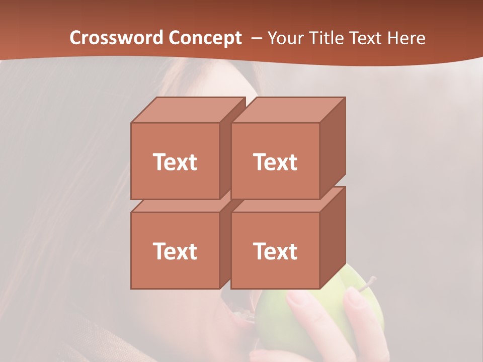 Nature Hair Looking PowerPoint Template