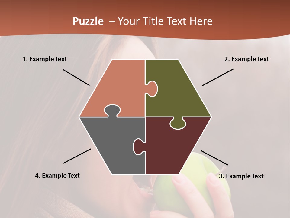 Nature Hair Looking PowerPoint Template