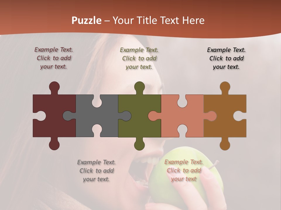 Nature Hair Looking PowerPoint Template